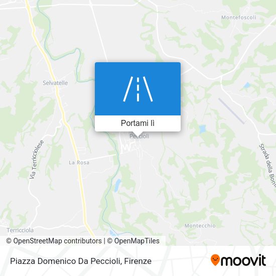 Mappa Piazza Domenico Da Peccioli
