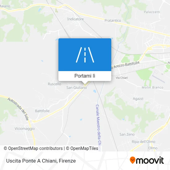 Mappa Uscita Ponte A Chiani