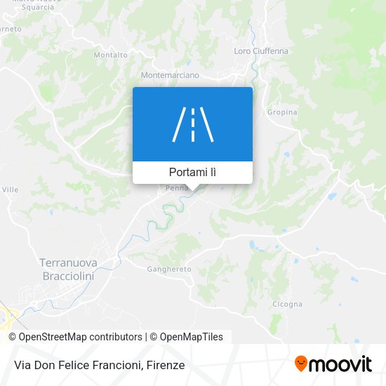 Mappa Via Don Felice Francioni