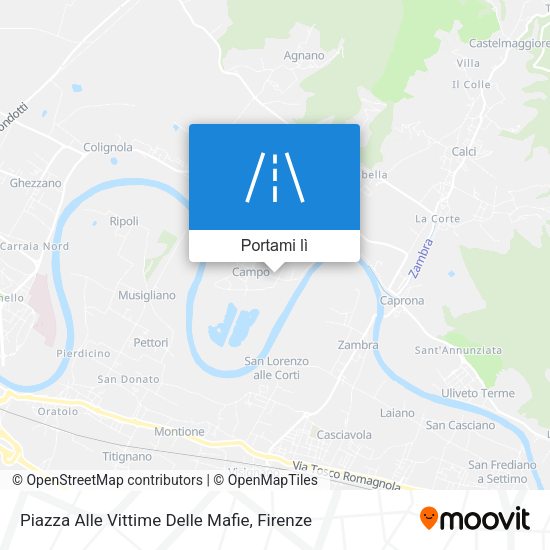Mappa Piazza Alle Vittime Delle Mafie