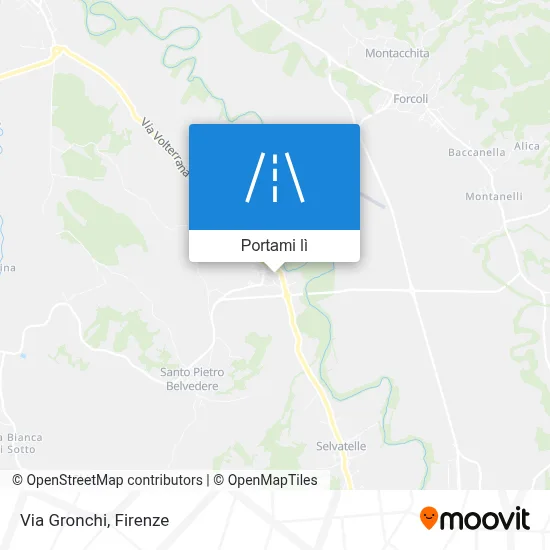 Mappa Via Gronchi