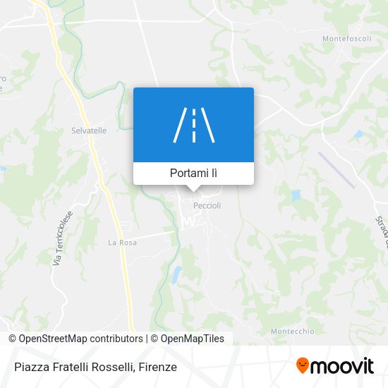 Mappa Piazza Fratelli Rosselli