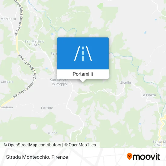 Mappa Strada Montecchio