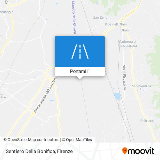 Mappa Sentiero Della Bonifica