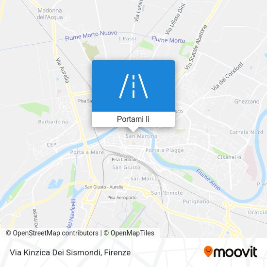 Mappa Via Kinzica Dei Sismondi