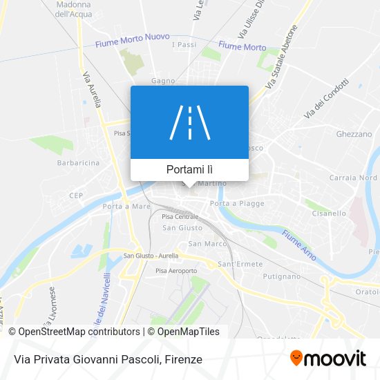Mappa Via Privata Giovanni Pascoli