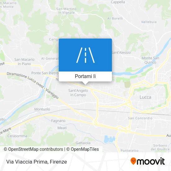 Mappa Via Viaccia Prima