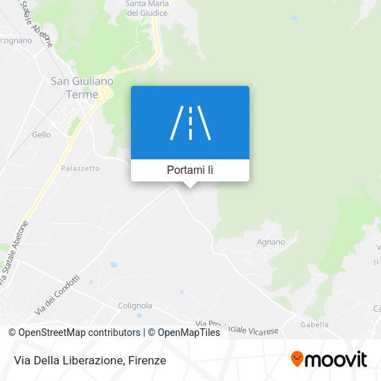 Mappa Via Della Liberazione
