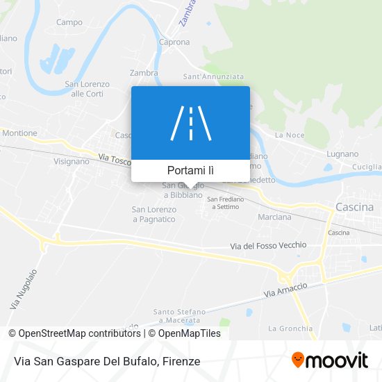 Mappa Via San Gaspare Del Bufalo