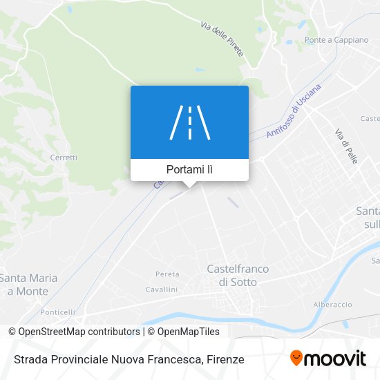 Mappa Strada Provinciale Nuova Francesca