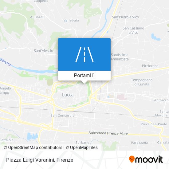 Mappa Piazza Luigi Varanini