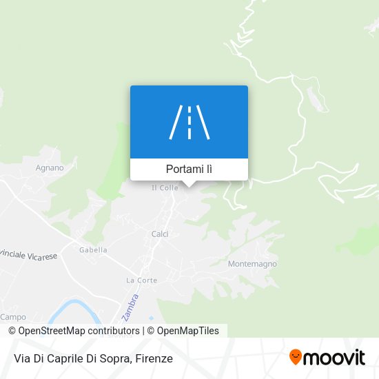 Mappa Via Di Caprile Di Sopra