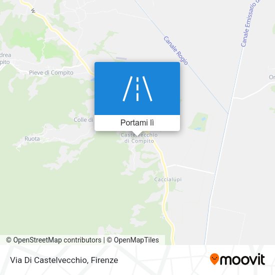 Mappa Via Di Castelvecchio