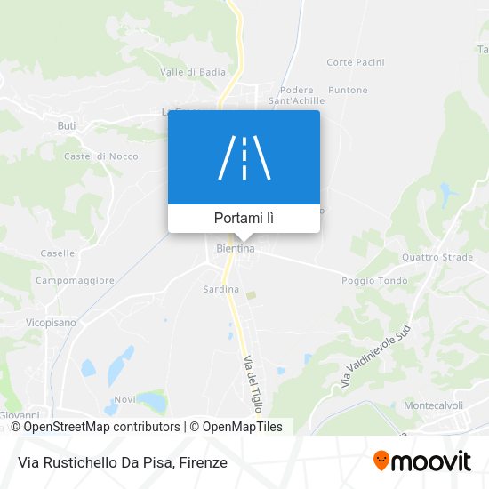 Mappa Via Rustichello Da Pisa
