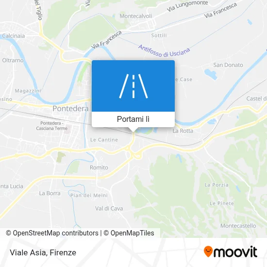 Mappa Viale Asia