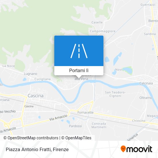 Mappa Piazza Antonio Fratti