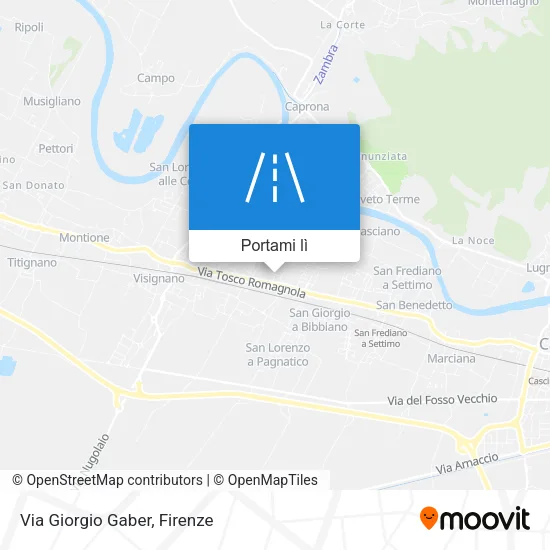 Mappa Via Giorgio Gaber