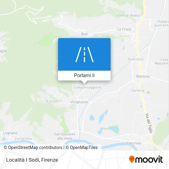 Mappa Località I Sodi