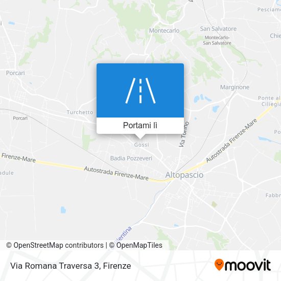 Mappa Via Romana Traversa 3