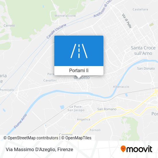 Mappa Via Massimo D'Azeglio