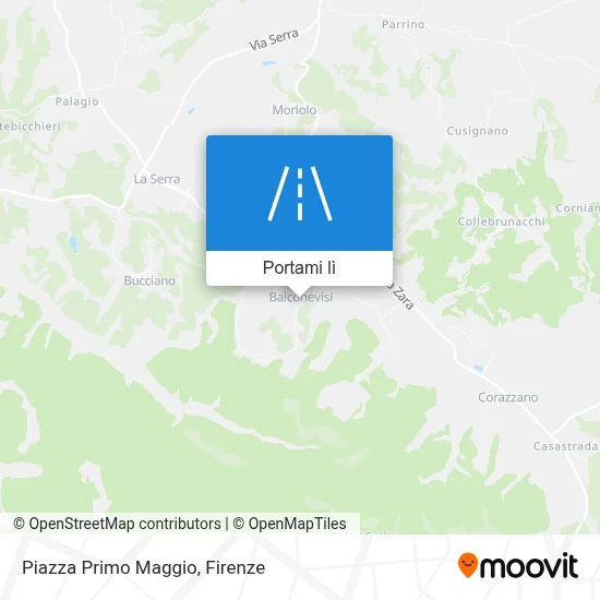 Mappa Piazza Primo Maggio