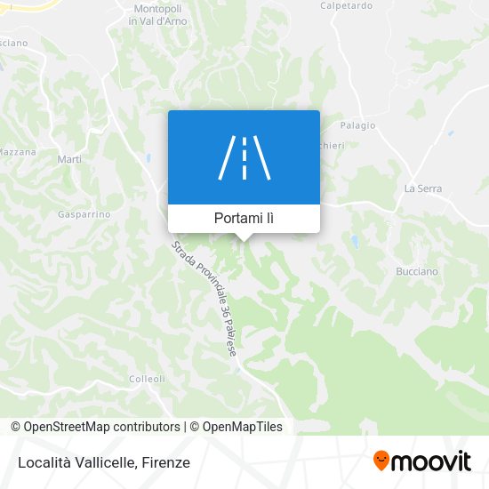 Mappa Località Vallicelle