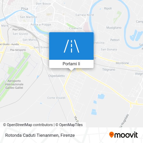 Mappa Rotonda Caduti Tienanmen