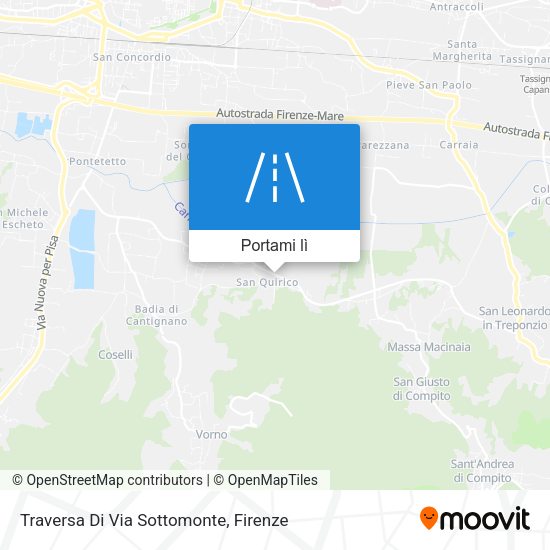 Mappa Traversa Di Via Sottomonte
