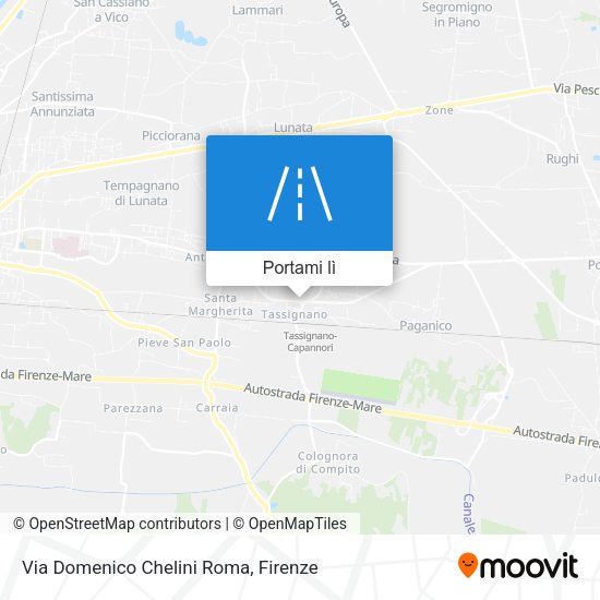 Mappa Via Domenico Chelini Roma