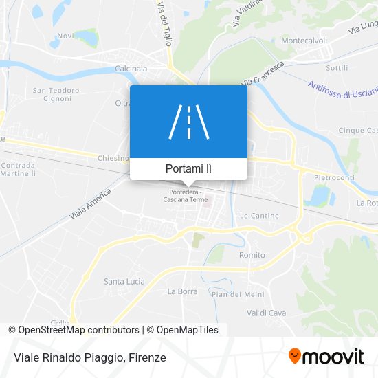 Mappa Viale Rinaldo Piaggio