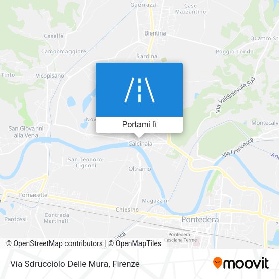 Mappa Via Sdrucciolo Delle Mura