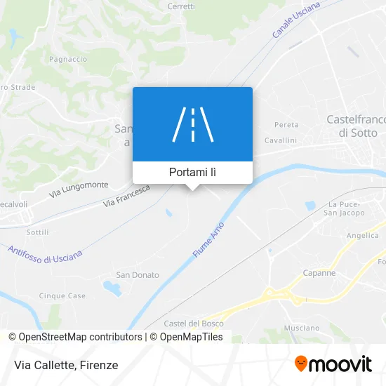 Mappa Via Callette
