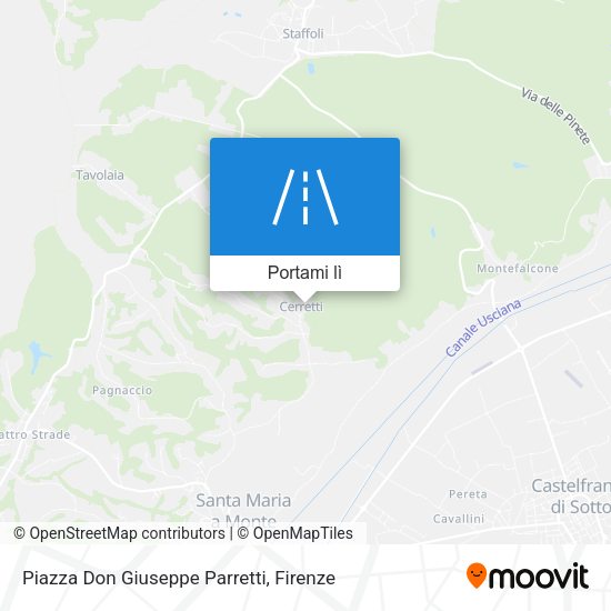 Mappa Piazza Don Giuseppe Parretti