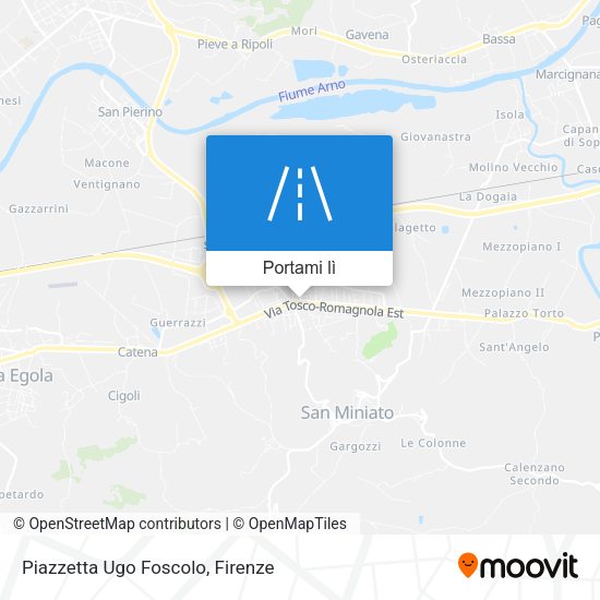 Mappa Piazzetta Ugo Foscolo