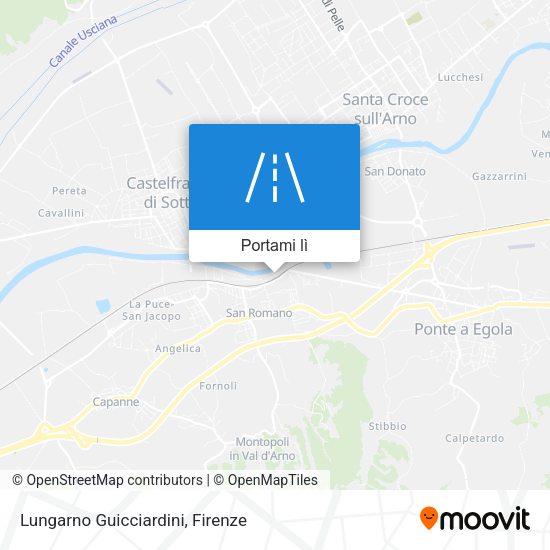 Mappa Lungarno Guicciardini