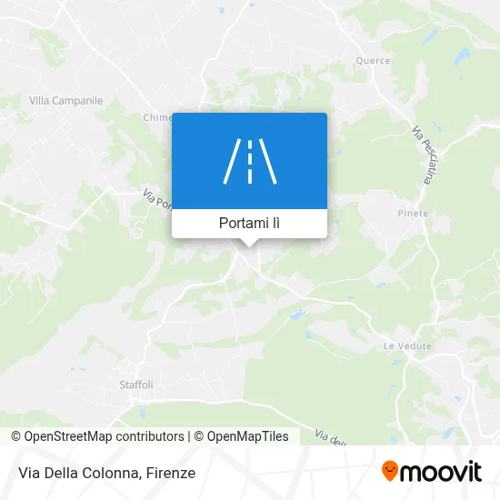 Mappa Via Della Colonna