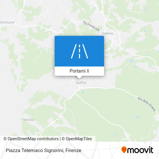 Mappa Piazza Telemaco Signorini