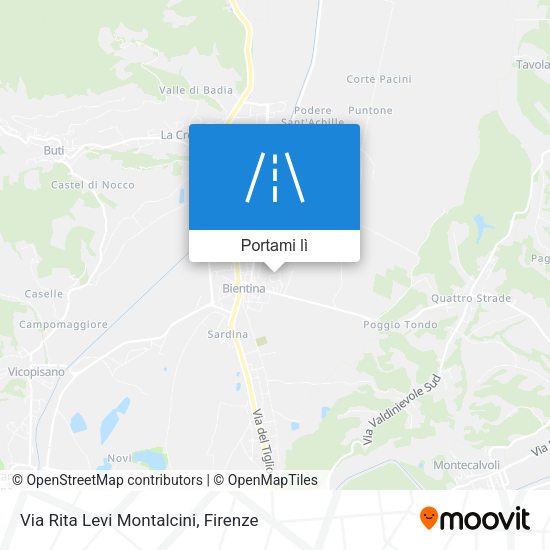 Mappa Via Rita Levi Montalcini