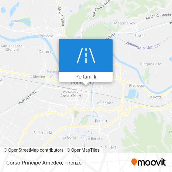 Mappa Corso Principe Amedeo