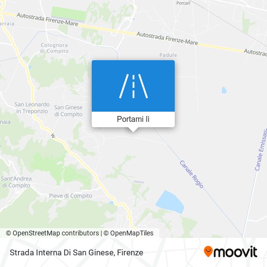 Mappa Strada Interna Di San Ginese