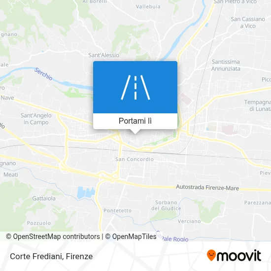 Mappa Corte Frediani