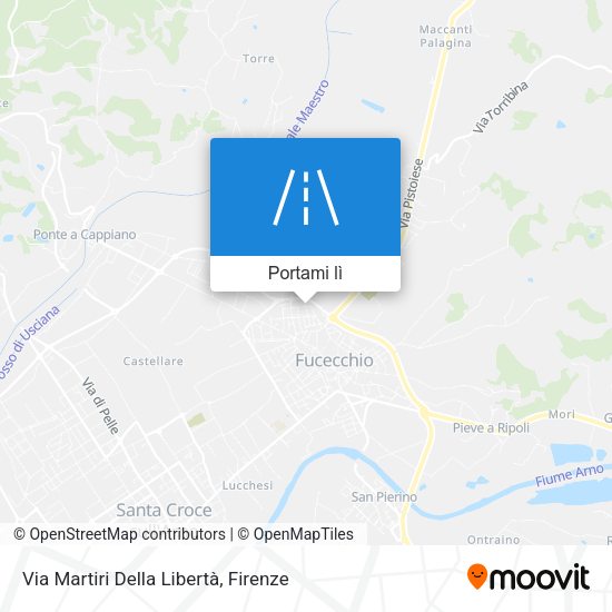 Mappa Via Martiri Della Libertà