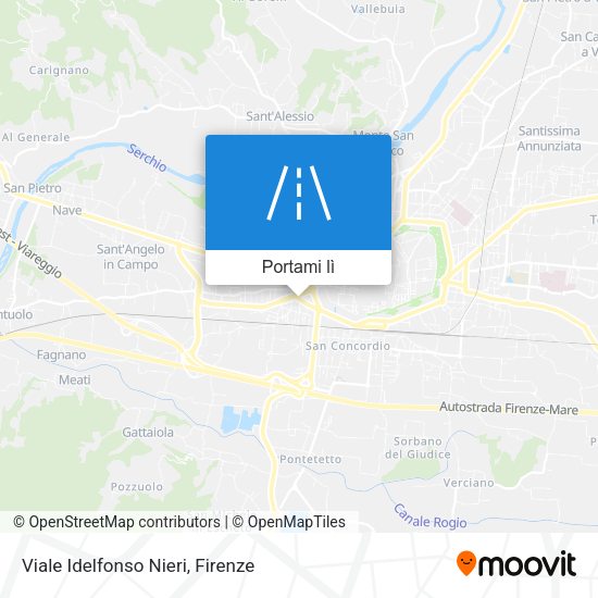 Mappa Viale Idelfonso Nieri