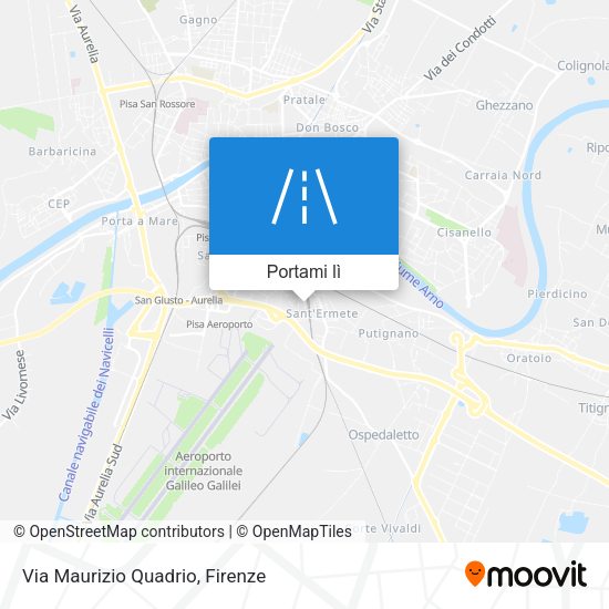 Mappa Via Maurizio Quadrio
