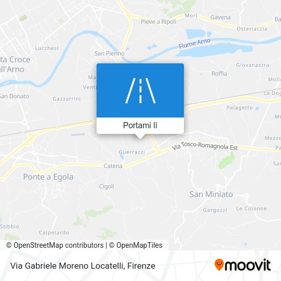 Mappa Via Gabriele Moreno Locatelli