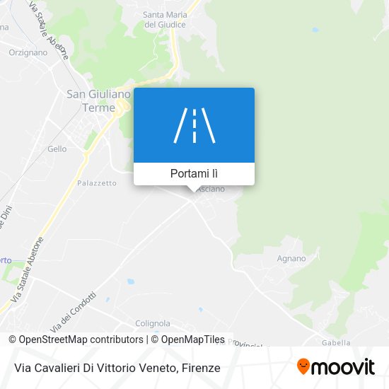 Mappa Via Cavalieri Di Vittorio Veneto