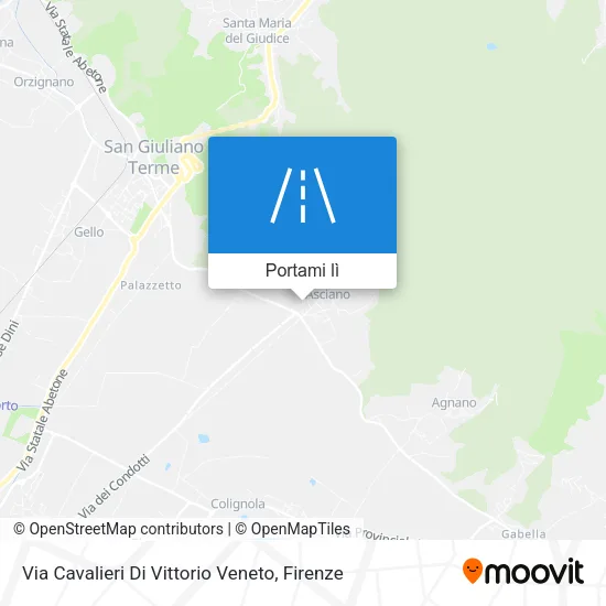 Mappa Via Cavalieri Di Vittorio Veneto
