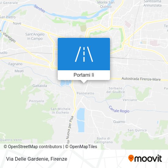 Mappa Via Delle Gardenie