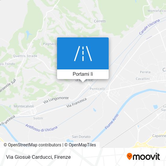 Mappa Via Giosuè Carducci