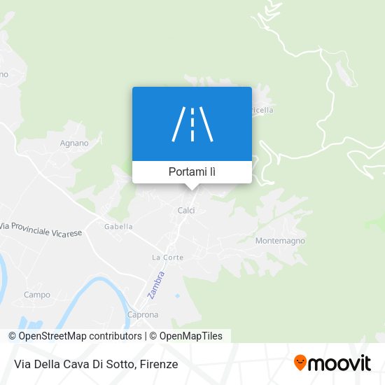 Mappa Via Della Cava Di Sotto